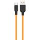 Силиконовый кабель USB Type-C Hoco X21 Оранжевый в магазине belker.com.ua