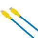 Силиконовый кабель для iPhone USB-C to Lightning Gelius Full Silicon 1.2 метра Синий в магазине belker.com.ua