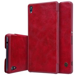 Чехол книжка для Sony Xperia XA Ultra Nillkin Qin кожаный Красный смотреть фото | belker.com.ua