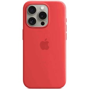 Чехол для iPhone 16 Pro Silicone Case (replica) Красный