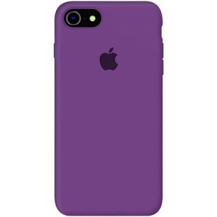 Чехол для iPhone 8 Silicone Case (replica) Фиолетовый смотреть фото | belker.com.ua