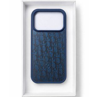 Чехол iPhone 17 Pro Max RIMOWA Dior Aluminium Case Синий