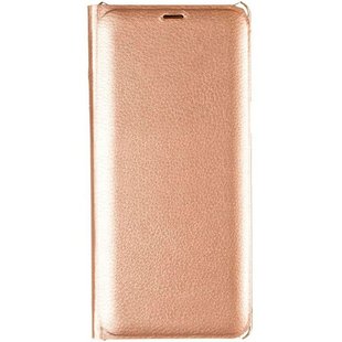 Чехол книжка для Samsung Galaxy A6+ 2018 (A605) Flip Wallet Cover (реплика) Золотой смотреть фото | belker.com.ua