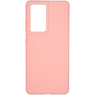 Силиконовый чехол для Samsung Galaxy S21 Ultra (G998) Soft Case Розовый смотреть фото | belker.com.ua