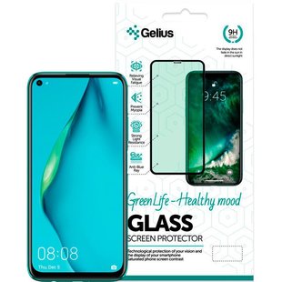 Защитное стекло для Huawei P40 Lite Gelius Pro 3D Green Life (Eyes protection) Прозрачный смотреть фото | belker.com.ua