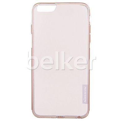 Силиконовый чехол для iPhone 6 Plus Nillkin Nature TPU Розовое золото смотреть фото | belker.com.ua