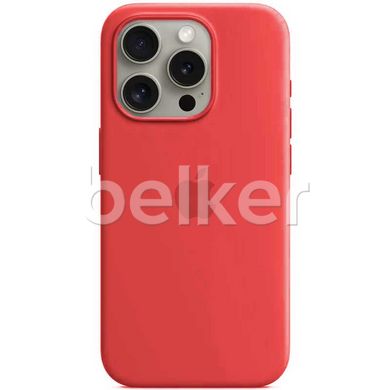 Чехол для iPhone 16 Pro Silicone Case (replica) Красный