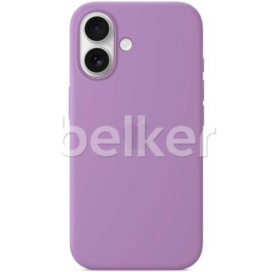 Чехол для iPhone 16 Silicone Case (replica) Сиреневый