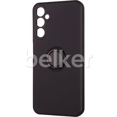 Чехол для Samsung Galaxy A05s (A057) Gelius Ring Holder Case с кольцом Черный смотреть фото | belker.com.ua