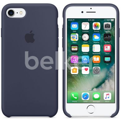 Чехол для iPhone 8 Apple Silicone Case Темно-синий смотреть фото | belker.com.ua
