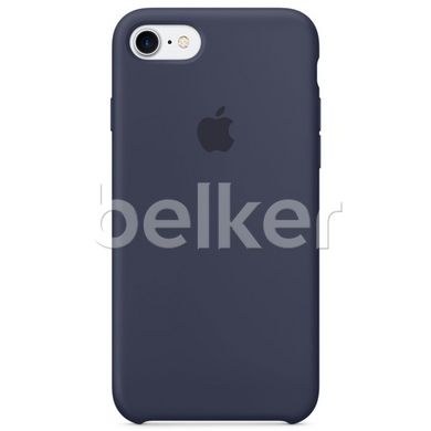 Чехол для iPhone 8 Apple Silicone Case Темно-синий смотреть фото | belker.com.ua