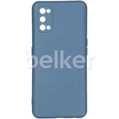 Чехол для Realme 7 Pro Silicone case Синий смотреть фото | belker.com.ua