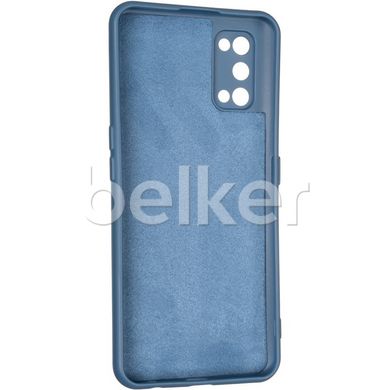 Чехол для Realme 7 Pro Silicone case Синий смотреть фото | belker.com.ua