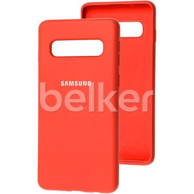 Чехол для Samsung Galaxy S10 G973 Soft case Вишневый смотреть фото | belker.com.ua