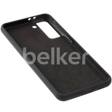 Чехол для Samsung Galaxy S21+ (G996) Wave Silicone Case Черный