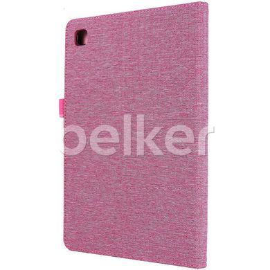 Чехол для Samsung Galaxy Tab A7 10.4 2020 Textile case Малиновый смотреть фото | belker.com.ua
