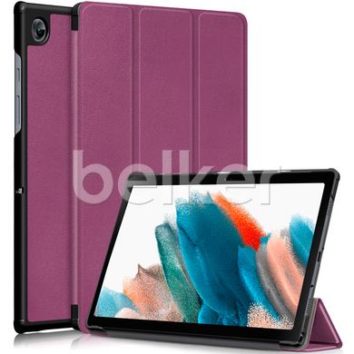 Чехол для Samsung Galaxy Tab A8 10.5 2021 Moko кожаный Фиолетовый
