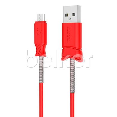 Кабель USB micro USB Hoco X24 Pisces Красный