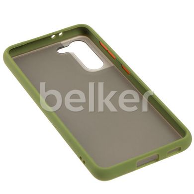 Противоударный чехол для Samsung Galaxy S21 (G991) LikGus Оливковый смотреть фото | belker.com.ua