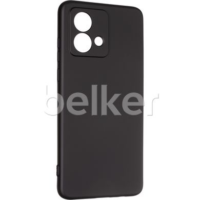 Противоударный чехол для Motorola G84 Full soft case Черный