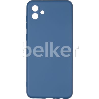 Противоударный чехол для Samsung Galaxy A04 (A045) Full soft case Синий смотреть фото | belker.com.ua