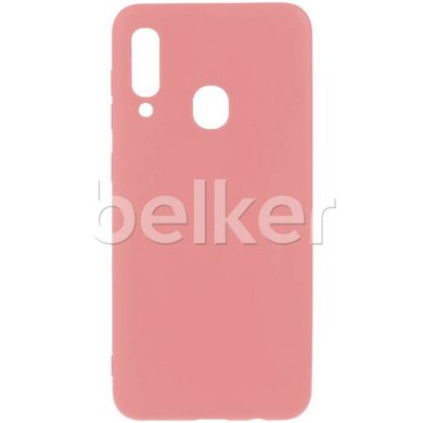 Силиконовый чехол для Samsung Galaxy A20s 2019 (A207) Honor Umatt TPU Розовый смотреть фото | belker.com.ua