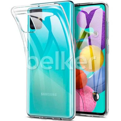 Силиконовый чехол для Samsung Galaxy M51 M515 Hoco Air Case Прозрачный смотреть фото | belker.com.ua