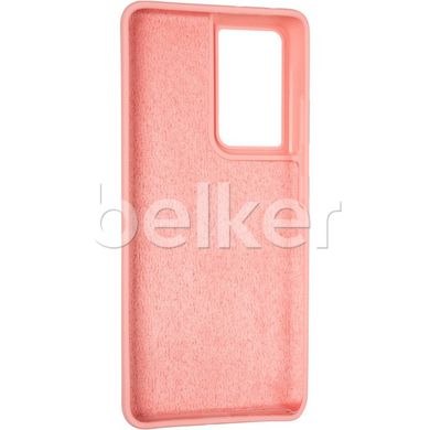 Силиконовый чехол для Samsung Galaxy S21 Ultra (G998) Soft Case Розовый смотреть фото | belker.com.ua