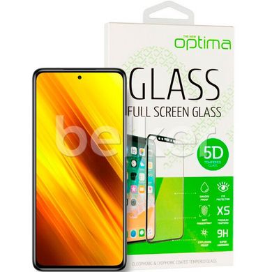Защитное стекло для Xiaomi Poco x3 Optima 5D Edge Черный смотреть фото | belker.com.ua
