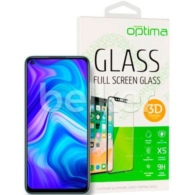 Защитное стекло для Xiaomi Redmi Note 9 Optima 3D Черный смотреть фото | belker.com.ua