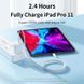 Кабель USB-C на USB-C Rock R6 C-C PD 100W 2 метра Белый в магазине belker.com.ua