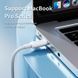 Кабель USB-C на USB-C Rock R6 C-C PD 100W 2 метра Белый в магазине belker.com.ua