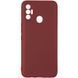 Противоударный чехол для Tecno Spark 7 Full soft case Бордовый смотреть фото | belker.com.ua