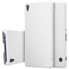 Чехол книжка для Sony Xperia XA Ultra Nillkin Qin кожаный Белый смотреть фото | belker.com.ua
