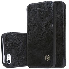 Чехол для iPhone 5 Nillkin Qin кожаный Черный смотреть фото | belker.com.ua