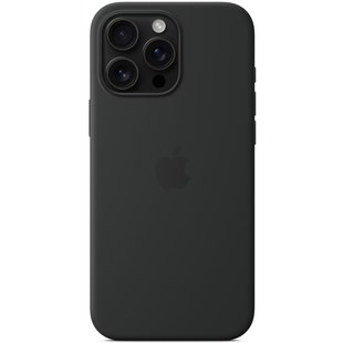 Чехол для iPhone 16 Pro Max Silicone Case (replica) Черный