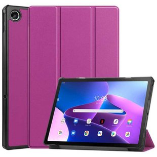 Чехол для Lenovo Tab M10 3rd Gen 10.1 tb-328 2022 Moko кожаный Фиолетовый