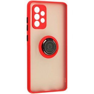 Чехол для Samsung Galaxy A72 (A725) LikGus Ring case Красный смотреть фото | belker.com.ua