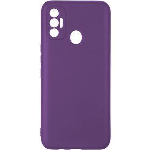 Противоударный чехол для Tecno Spark 7 Full soft case Фиолетовый смотреть фото | belker.com.ua