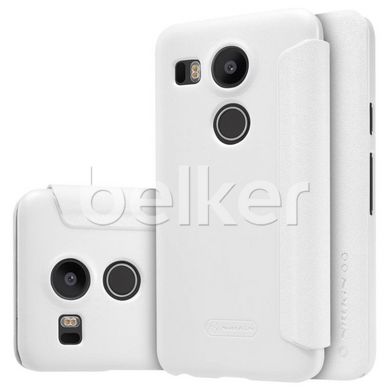 Чехол книжка для LG Nexus 5X Nillkin Spark Белый смотреть фото | belker.com.ua