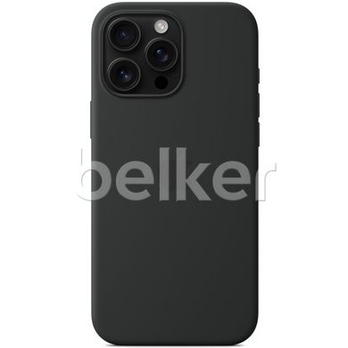 Чехол для iPhone 16 Pro Max Silicone Case (replica) Черный