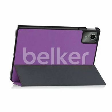 Чехол для Lenovo Xiaoxin Pad 2024 Moko кожаный Фиолетовый