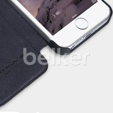 Чехол для iPhone 5 Nillkin Qin кожаный Черный смотреть фото | belker.com.ua