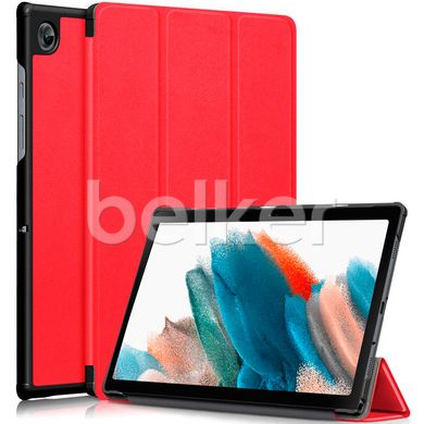 Чехол для Samsung Galaxy Tab A8 10.5 2021 Moko кожаный Красный