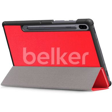 Чехол для Samsung Galaxy Tab S6 10.5 T865 Moko кожаный Красный смотреть фото | belker.com.ua