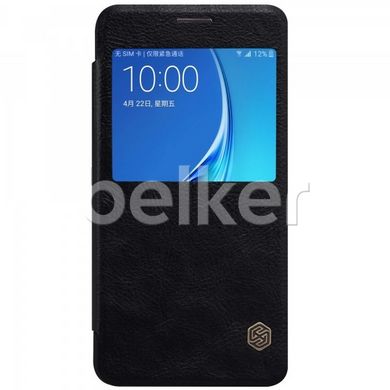 Чехол книжка для Samsung Galaxy J7 2016 J710 Nillkin Qin кожаный Черный смотреть фото | belker.com.ua