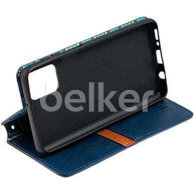 Чехол книжка для Samsung Galaxy M51 M515 Getman case Cubic Синий смотреть фото | belker.com.ua