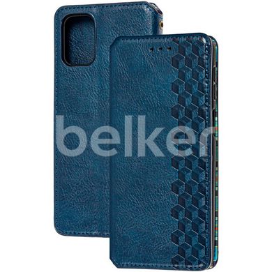Чехол книжка для Samsung Galaxy M51 M515 Getman case Cubic Синий смотреть фото | belker.com.ua