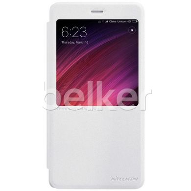 Чехол книжка для Xiaomi Redmi Note 4x Nillkin Spark Белый смотреть фото | belker.com.ua