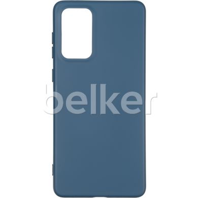 Противоударный чехол для Samsung Galaxy A73 (A736) Full soft case Синий